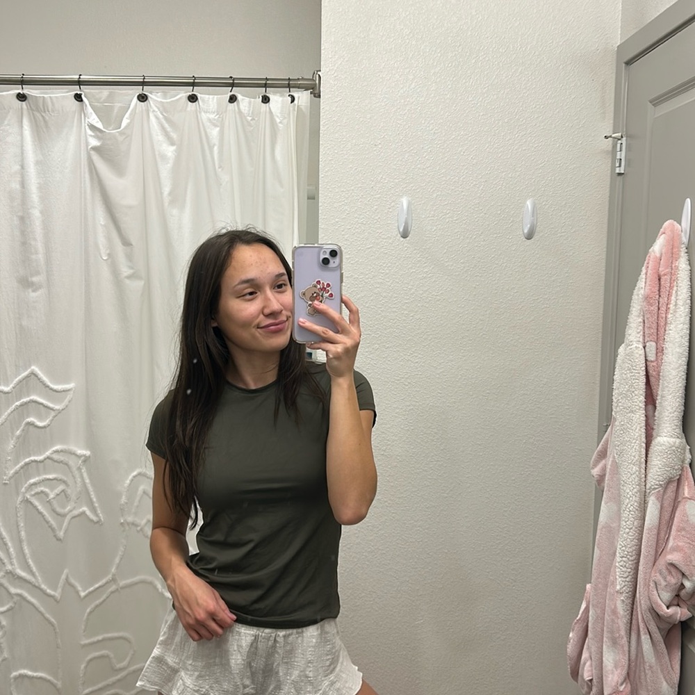 Stretchy cute everyday shirt